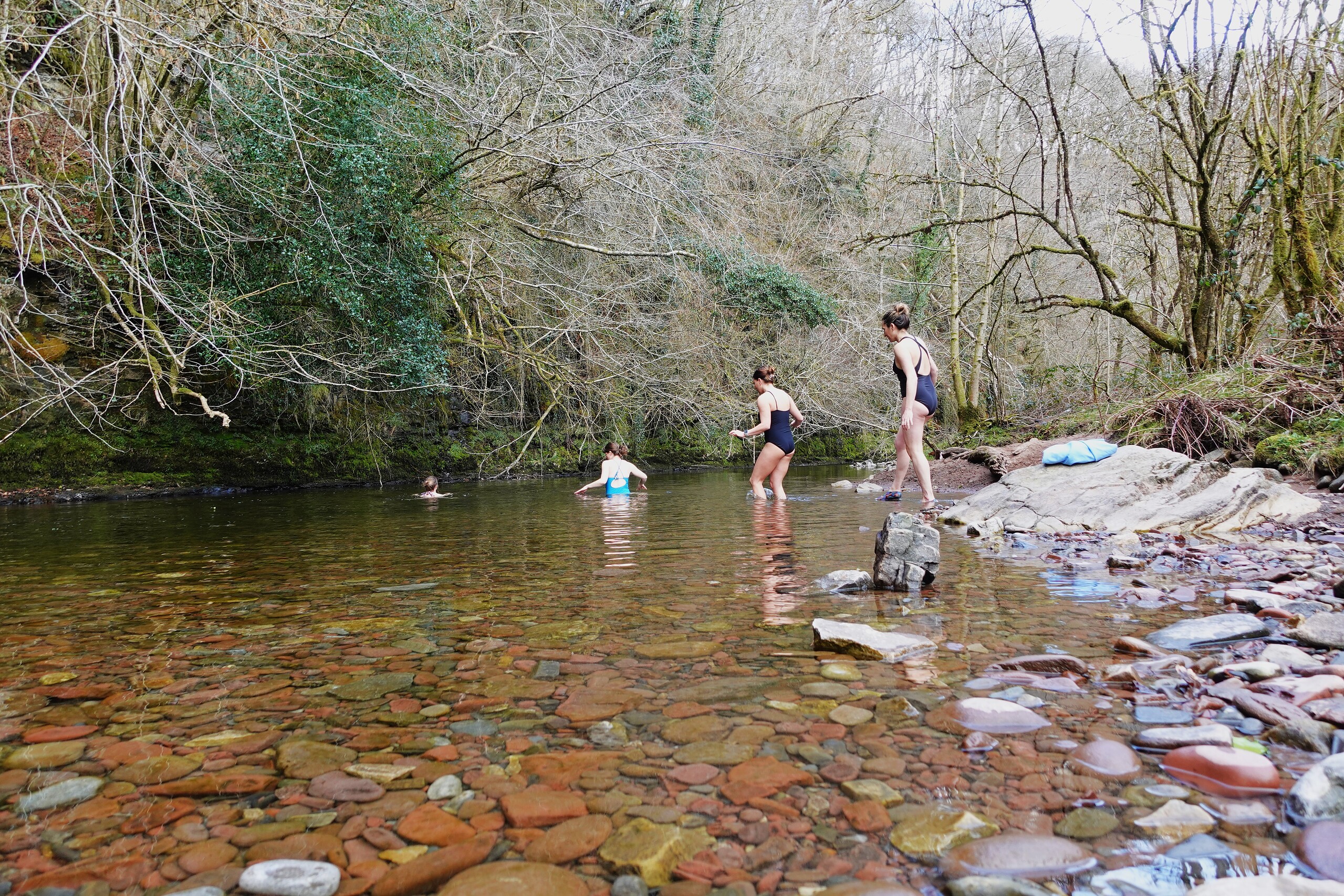 wild swimming in winter